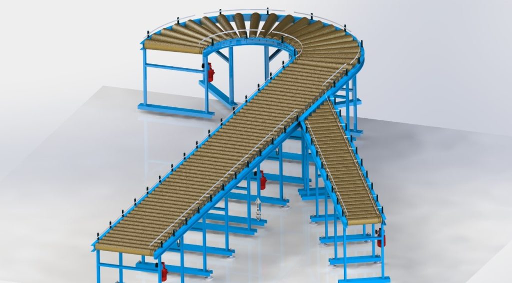 Solidworks – модель конвеєру