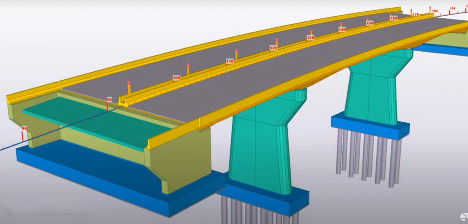 Tekla Structures проектування залізобетонних мостів із Bridge Creator 