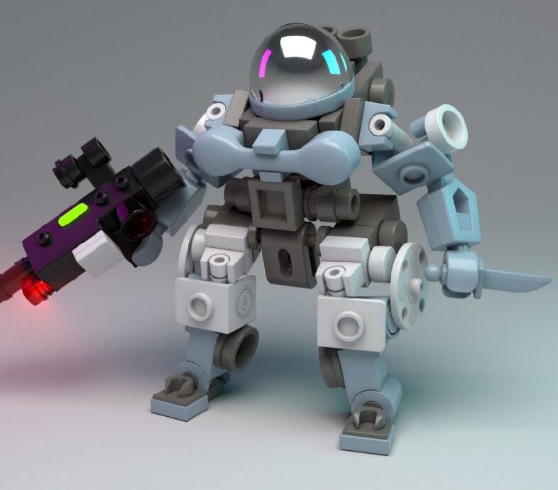 Іграшка-робот в Autodesk Arnold